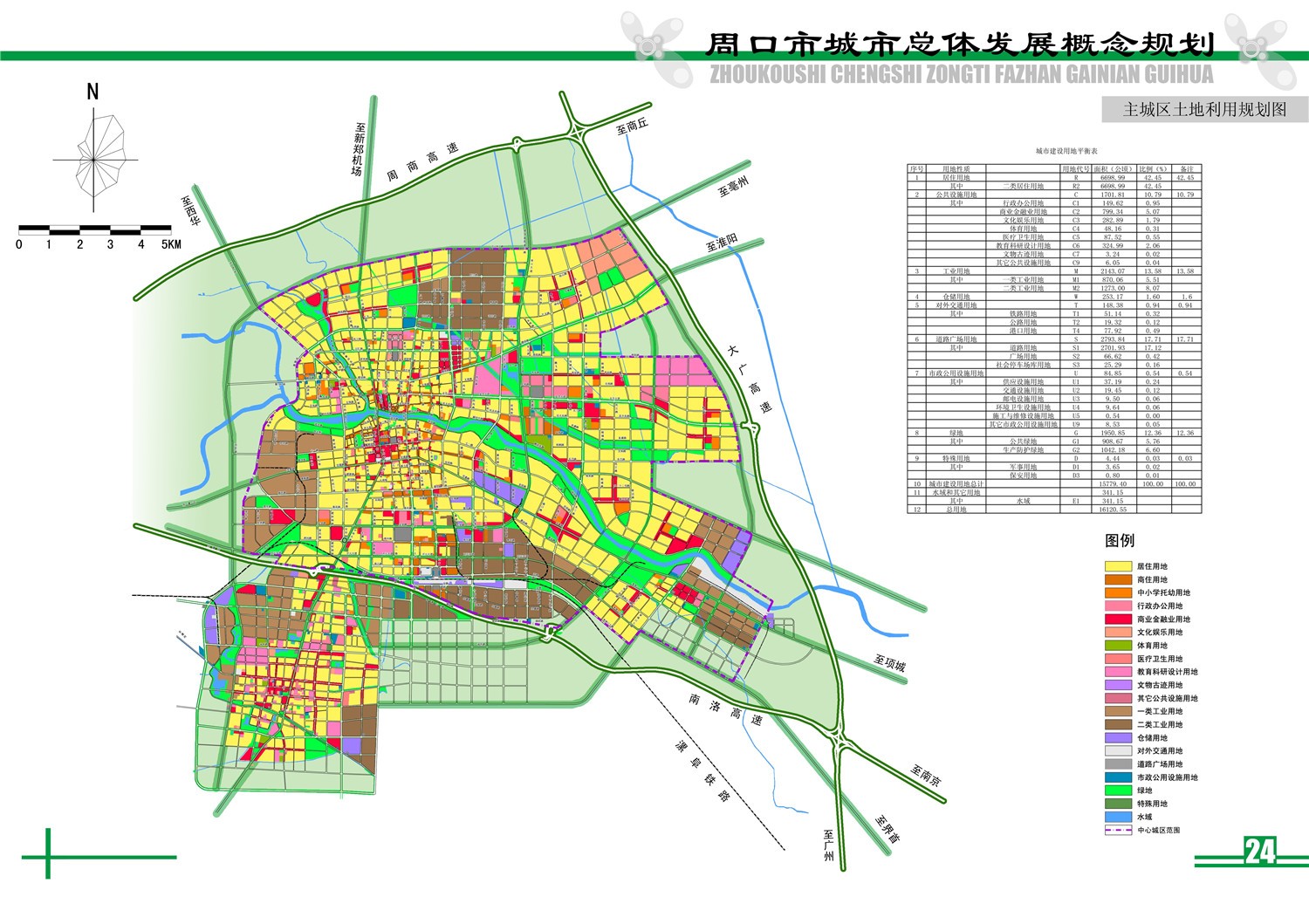 河南周口市城市总体发展概念规划